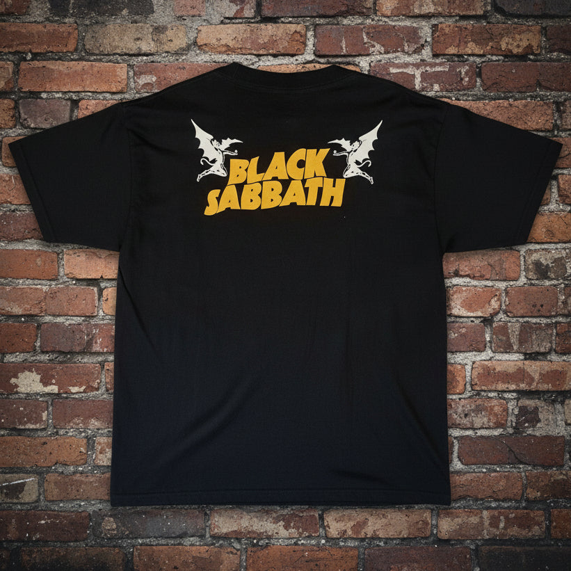 Black Sabbath logo on a black background