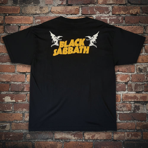 Black Sabbath logo on a black background