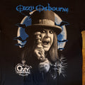 Black  t-shirt with a graphic of  Ozzy Osbourne "The Prince of Darkness" 100% cotton with screen-printed graphic.